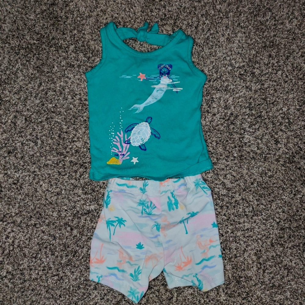 Mermaid summer shorts